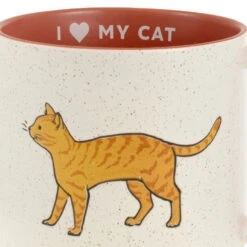 Hallmark I Heart My Tabby Cat Mug, 16 Oz. 8 Hallmark I Heart My Tabby Cat Mug, 16 Oz. -Hallmark Store I Heart My Tabby Cat Ceramic Mug 1MUG3608 03
