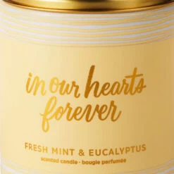 Hallmark In Our Hearts Forever Fresh Mint & Eucalyptus Scented Jar Candle, 7 Oz. -Hallmark Store In Our Hearts Forever Mint Eucalyptus Jar Candle 1FCD1022 04