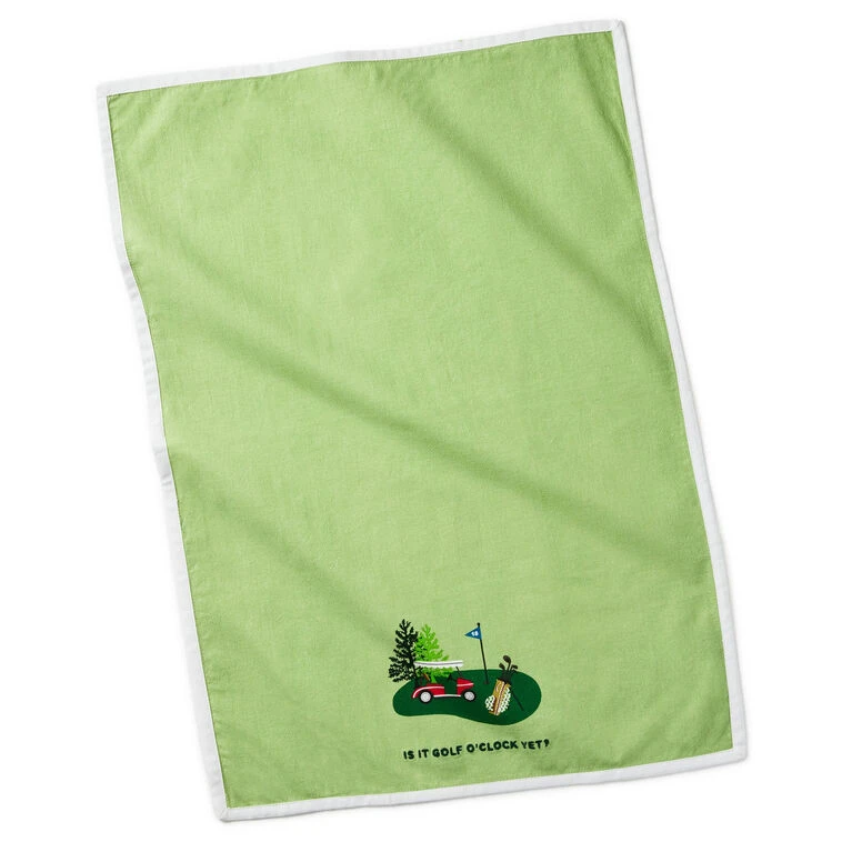 Hallmark Golf O'Clock Tea Towel, 18x26 4 Hallmark Golf O'Clock Tea Towel, 18x26 - Image 2