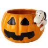 Hallmark Peanuts® Pumpkin Candy Bowl With Snoopy 1 Hallmark Peanuts® Pumpkin Candy Bowl With Snoopy -Hallmark Store JackoLantern Candy Dish With Sculpted Snoopy 1HGN1564 01
