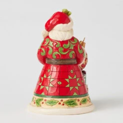 Enesco Jim Shore Heartwood Creek Santa Figurine With 2025 Dated Ornament, 7.5" 7 Enesco Jim Shore Heartwood Creek Santa Figurine With 2025 Dated Ornament, 7.5" -Hallmark Store Jim Shore 2025 Dated Hallmark Exclusive Santa Figurine 6017053 02