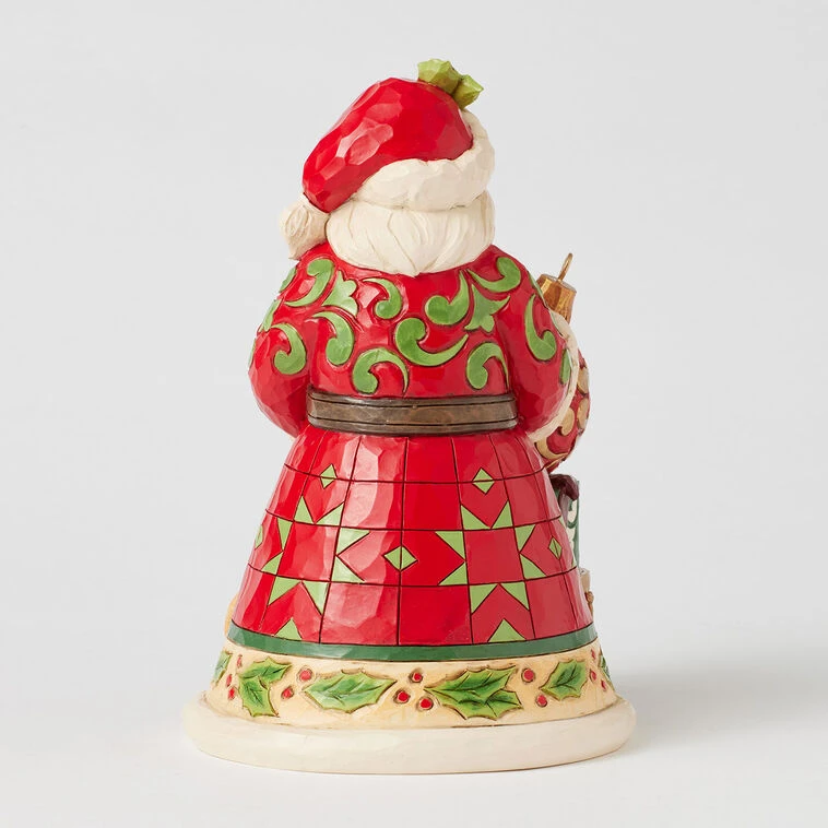 Enesco Jim Shore Heartwood Creek Santa Figurine With 2025 Dated Ornament, 7.5" 4 Enesco Jim Shore Heartwood Creek Santa Figurine With 2025 Dated Ornament, 7.5" - Image 2
