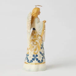 Enesco Jim Shore Heartwood Creek Blue And Gold Angel Figurine, 8.46" 9 Enesco Jim Shore Heartwood Creek Blue And Gold Angel Figurine, 8.46" -Hallmark Store Jim Shore Angel Holding Christmas Star Figurine 6017006 04