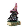 Enesco Jim Shore Black Cat On Book Halloween Figurine, 5.7" H 1 Enesco Jim Shore Black Cat On Book Halloween Figurine, 5.7" H -Hallmark Store Jim Shore Black Cat on Book Halloween Figurine 6016645 01