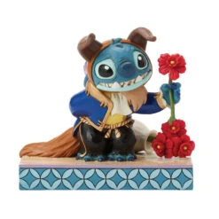 Enesco Jim Shore Disney Stitch As Beauty's Beast Figurine, 5.2"