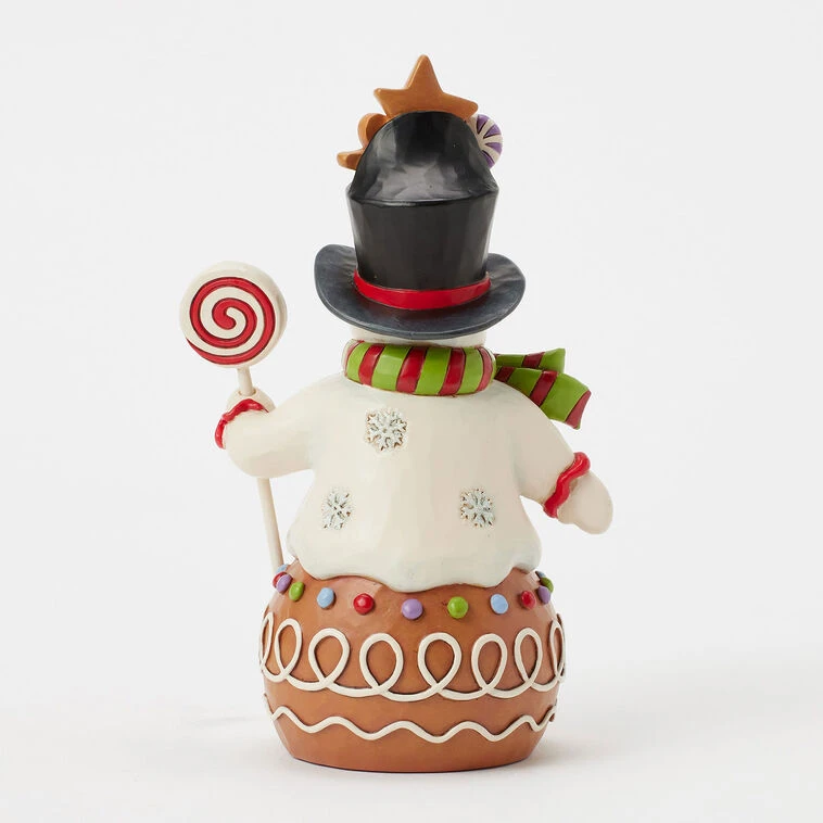 Enesco Jim Shore Heartwood Creek Gingerbread Snowman Figurine, 7" 4 Enesco Jim Shore Heartwood Creek Gingerbread Snowman Figurine, 7" - Image 2