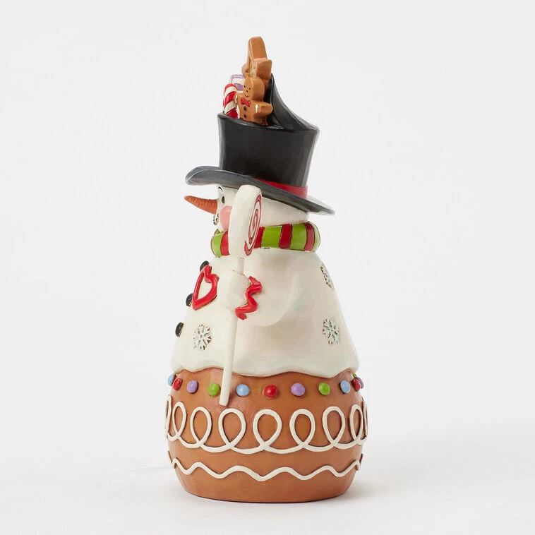 Enesco Jim Shore Heartwood Creek Gingerbread Snowman Figurine, 7" 5 Enesco Jim Shore Heartwood Creek Gingerbread Snowman Figurine, 7" - Image 3