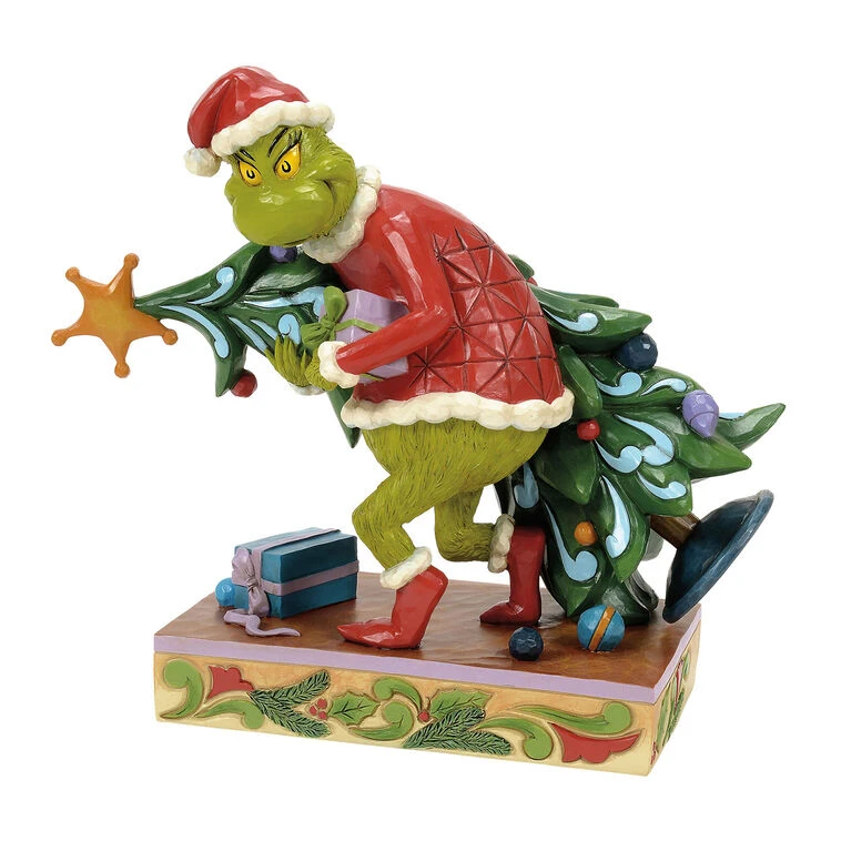 Enesco Jim Shore Grinch Stealing Christmas Tree, 7.4" 3 Enesco Jim Shore Grinch Stealing Christmas Tree, 7.4"