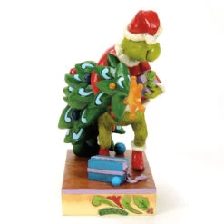 Enesco Jim Shore Grinch Stealing Christmas Tree, 7.4" 8 Enesco Jim Shore Grinch Stealing Christmas Tree, 7.4" -Hallmark Store Jim Shore Grinch Stealing Christmas Tree Figurine 6017064 03