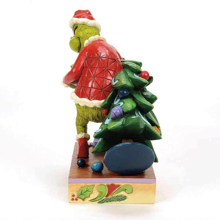 Enesco Jim Shore Grinch Stealing Christmas Tree, 7.4" 6 Enesco Jim Shore Grinch Stealing Christmas Tree, 7.4" - Image 4