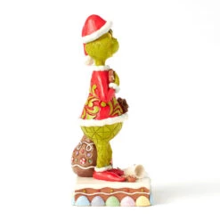 Enesco Jim Shore Grinch With Presents Eating Gingerbread Figurine, 8" 13 Enesco Jim Shore Grinch With Presents Eating Gingerbread Figurine, 8" -Hallmark Store Jim Shore Grinch With Gifts and Gingerbread Figurine 6017058 06