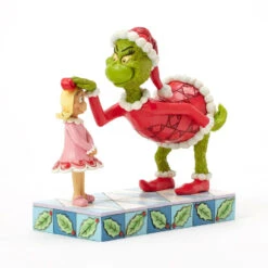Enesco Jim Shore Grinch Patting Cindy Lou's Head Figurine, 5.4" -Hallmark Store Jim Shore Grinch and Cindy Lou Who Figurine 6017061 03