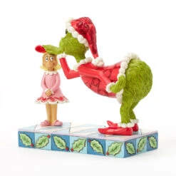 Enesco Jim Shore Grinch Patting Cindy Lou's Head Figurine, 5.4" -Hallmark Store Jim Shore Grinch and Cindy Lou Who Figurine 6017061 04