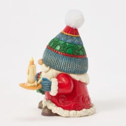 Enesco Jim Shore Heartwood Creek Holiday Gnome With Candle Figurine, 4.33" -Hallmark Store Jim Shore Holiday Gnome With Candlestick Figurine 6017286 03