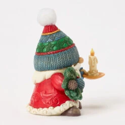Enesco Jim Shore Heartwood Creek Holiday Gnome With Candle Figurine, 4.33" -Hallmark Store Jim Shore Holiday Gnome With Candlestick Figurine 6017286 04