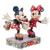 Enesco Jim Shore Disney Mickey And Minnie Roller Skating Figurine, 5.5" -Hallmark Store Jim Shore Mickey and Minnie Roller Skating Figurine 6014315 01
