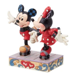 Enesco Jim Shore Disney Mickey And Minnie Roller Skating Figurine, 5.5" 7 Enesco Jim Shore Disney Mickey And Minnie Roller Skating Figurine, 5.5" -Hallmark Store Jim Shore Mickey and Minnie Roller Skating Figurine 6014315 03