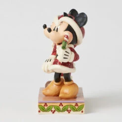 Enesco Jim Shore Disney Mickey And Minnie With Candy Canes Figurine, 6.14" -Hallmark Store Jim Shore Mickey and Minnie in Santa Suits Figurine 6016882 05
