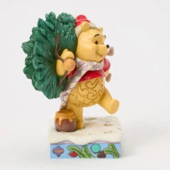Enesco Jim Shore Disney Winnie The Pooh With Christmas Tree Figurine, 6.22" -Hallmark Store Jim Shore Pooh Carrying Christmas Tree Figurine 6016886 06