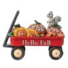Enesco Jim Shore Red Harvest Wagon With Pumpkins Figurine, 4.33" H -Hallmark Store Jim Shore Red Harvest Wagon With Pumpkins Figurine 6016634 01