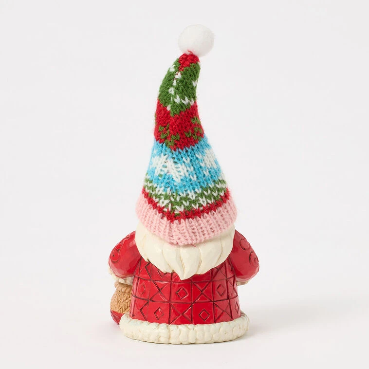 Enesco Jim Shore Heartwood Creek Holiday Gnome In Knit Hat Figurine, 5.71" 4 Enesco Jim Shore Heartwood Creek Holiday Gnome In Knit Hat Figurine, 5.71" - Image 2