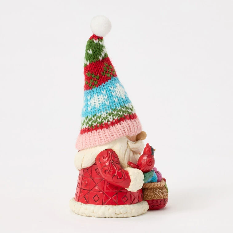 Enesco Jim Shore Heartwood Creek Holiday Gnome In Knit Hat Figurine, 5.71" 6 Enesco Jim Shore Heartwood Creek Holiday Gnome In Knit Hat Figurine, 5.71" - Image 4