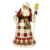 Enesco Jim Shore Heartwood Creek Santa Cardinal On Hand Figurine, 12.12" 1 Enesco Jim Shore Heartwood Creek Santa Cardinal On Hand Figurine, 12.12" -Hallmark Store Jim Shore Santa Holding Cardinal and Lantern Figurine 6017002 01