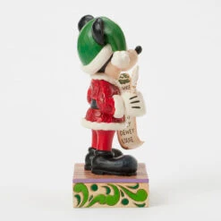 Enesco Jim Shore Disney Santa Mickey Checks His List Figurine, 7.75" -Hallmark Store Jim Shore Santa Mickey Checking His List Figurine 6016890 06