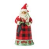 Enesco Jim Shore Heartwood Creek Santa Holding Birdhouse And Birds Figurine, 6.5" -Hallmark Store Jim Shore Santa With Cardinals and Birdhouse Figurine 6017024 01