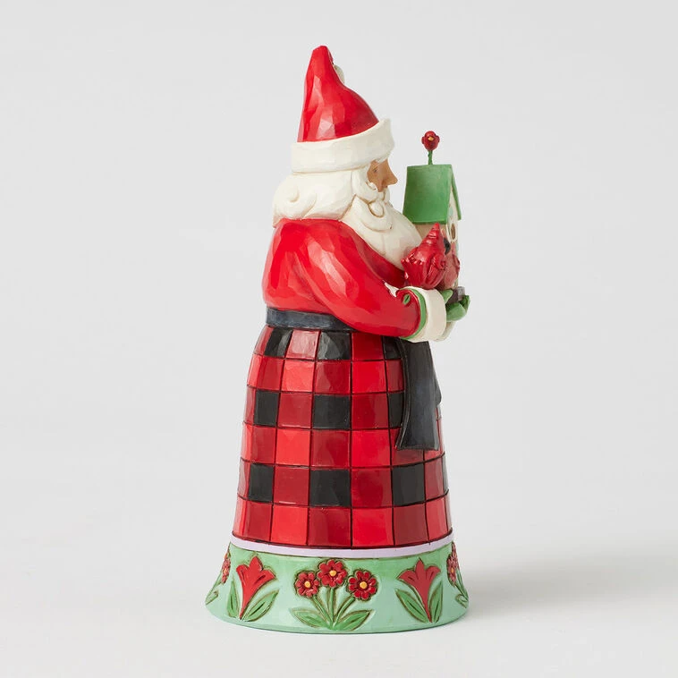 Enesco Jim Shore Heartwood Creek Santa Holding Birdhouse And Birds Figurine, 6.5" 6 Enesco Jim Shore Heartwood Creek Santa Holding Birdhouse And Birds Figurine, 6.5" - Image 4