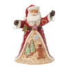 Enesco Jim Shore Heartwood Creek Santa With Gingerbread Garland Figurine, 9.25" -Hallmark Store Jim Shore Santa With Cookie Garland Figurine 6017264 01
