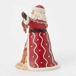 Enesco Jim Shore Heartwood Creek Santa With Gingerbread Garland Figurine, 9.25" 8 Enesco Jim Shore Heartwood Creek Santa With Gingerbread Garland Figurine, 9.25" -Hallmark Store Jim Shore Santa With Cookie Garland Figurine 6017264 03