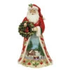 Enesco Jim Shore Heartwood Creek Christmas At The Lodge Santa Figurine, 10" -Hallmark Store Jim Shore Santa With Lodge Scene Cloak Figurine 6017032 01