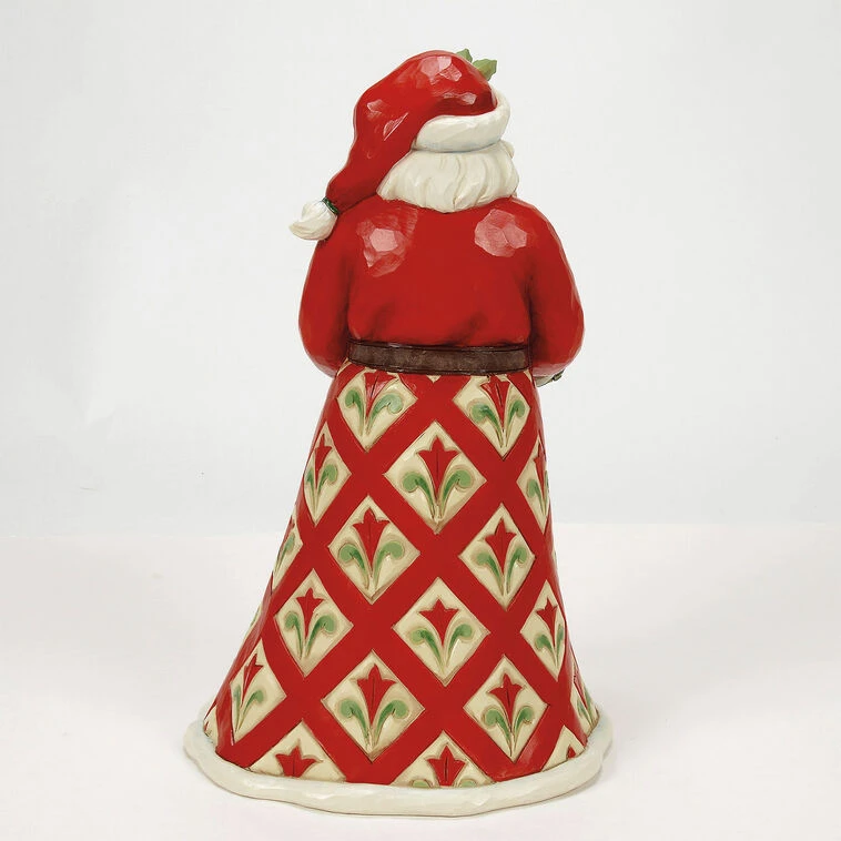 Enesco Jim Shore Heartwood Creek Christmas At The Lodge Santa Figurine, 10" 4 Enesco Jim Shore Heartwood Creek Christmas At The Lodge Santa Figurine, 10" - Image 2