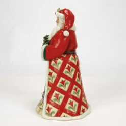 Enesco Jim Shore Heartwood Creek Christmas At The Lodge Santa Figurine, 10" 8 Enesco Jim Shore Heartwood Creek Christmas At The Lodge Santa Figurine, 10" -Hallmark Store Jim Shore Santa With Lodge Scene Cloak Figurine 6017032 03