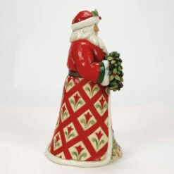 Enesco Jim Shore Heartwood Creek Christmas At The Lodge Santa Figurine, 10" 9 Enesco Jim Shore Heartwood Creek Christmas At The Lodge Santa Figurine, 10" -Hallmark Store Jim Shore Santa With Lodge Scene Cloak Figurine 6017032 04