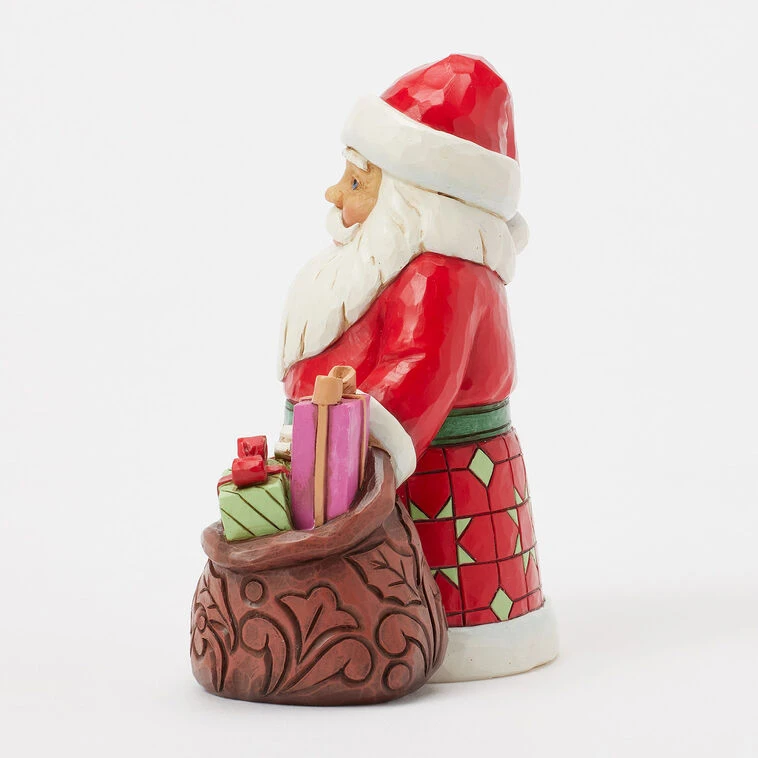 Enesco Jim Shore Heartwood Creek Santa With Bag Of Toys Figurine, 4.88" 5 Enesco Jim Shore Heartwood Creek Santa With Bag Of Toys Figurine, 4.88" - Image 3