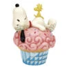 Enesco Jim Shore Peanuts Snoopy And Woodstock On Cupcake Figurine, 5.3" -Hallmark Store Jim Shore Snoopy and Woodstock on Cupcake Figurine 6016266 01