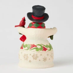 Enesco Jim Shore Heartwood Creek Snowman With Garland And Cardinal Figurine, 8.75" 7 Enesco Jim Shore Heartwood Creek Snowman With Garland And Cardinal Figurine, 8.75" -Hallmark Store Jim Shore Snowman With Garland and Cardinal Figurine 6017054 02