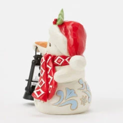 Enesco Jim Shore Heartwood Creek Snowman With Oversized Lantern Figurine, 4.8" -Hallmark Store Jim Shore Snowman With Lantern Figurine 6017298 03