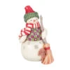 Enesco Jim Shore Heartwood Creek Snowman With Peeking Dog Figurine, 7" 1 Enesco Jim Shore Heartwood Creek Snowman With Peeking Dog Figurine, 7" -Hallmark Store Jim Shore Snowman With Puppy Figurine 6017014 01