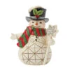 Enesco Jim Shore Heartwood Creek Snowman With Snowflake Cane Mini Figurine, 3.82" 2 Enesco Jim Shore Heartwood Creek Snowman With Snowflake Cane Mini Figurine, 3.82" -Hallmark Store Jim Shore Snowman With Snowflake Cane Mini Figurine 6017277 01
