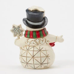Enesco Jim Shore Heartwood Creek Snowman With Snowflake Cane Mini Figurine, 3.82" 7 Enesco Jim Shore Heartwood Creek Snowman With Snowflake Cane Mini Figurine, 3.82" -Hallmark Store Jim Shore Snowman With Snowflake Cane Mini Figurine 6017277 02