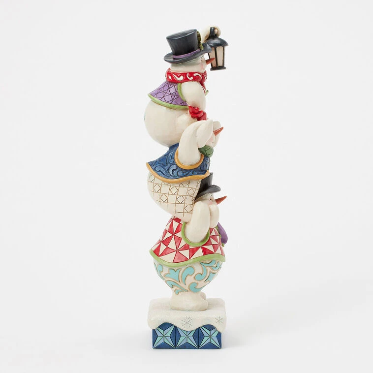 Enesco Jim Shore Heartwood Creek Stacked Snowmen Figurine, 11.5: 6 Enesco Jim Shore Heartwood Creek Stacked Snowmen Figurine, 11.5: - Image 4
