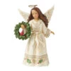 Enesco Jim Shore Woodland Angel With Wreath And Cardinal Figurine, 5.31" 2 Enesco Jim Shore Woodland Angel With Wreath And Cardinal Figurine, 5.31" -Hallmark Store Jim Shore Woodland Angel With Cardinal Wreath Figurine 6017174 01