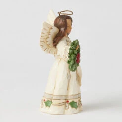 Enesco Jim Shore Woodland Angel With Wreath And Cardinal Figurine, 5.31" 9 Enesco Jim Shore Woodland Angel With Wreath And Cardinal Figurine, 5.31" -Hallmark Store Jim Shore Woodland Angel With Cardinal Wreath Figurine 6017174 04