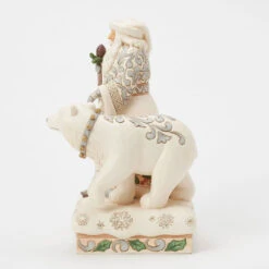 Enesco Jim Shore Woodland Santa With Polar Bear Figurine, 10.24" 8 Enesco Jim Shore Woodland Santa With Polar Bear Figurine, 10.24" -Hallmark Store Jim Shore Woodland Santa With Polar Bear Figurine 6017170 03