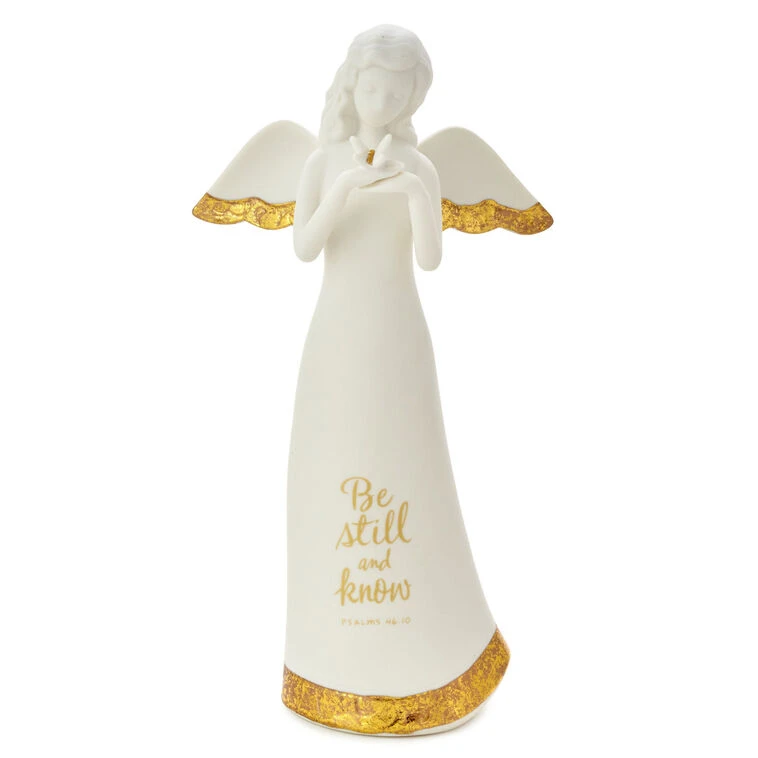 Hallmark Be Still And Know Angel Figurine, 8.75" 3 Hallmark Be Still And Know Angel Figurine, 8.75"