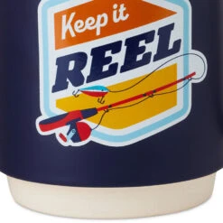 Hallmark Keep It Reel Mug, 16 Oz. -Hallmark Store Keep It Reel Fishing Pun Mug 1MUG3629 03