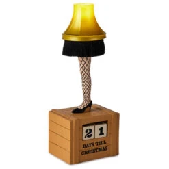 Hallmark A Christmas Story™ Leg Lamp Christmas Countdown Calendar Figurine With Light -Hallmark Store Leg Lamp Countdown Calendar Statue With Light 1XKT6151 03